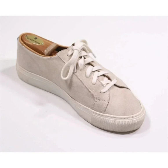 Sid Mashburn Low-Top Lace-Up Beige Suede Sneakers Men's US 7 - Picture 7 of 10